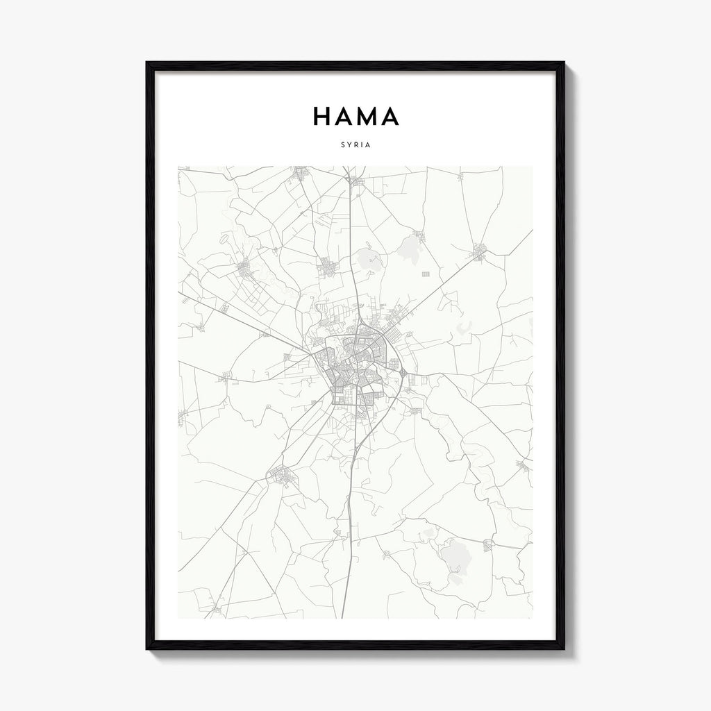 Hama Map Poster