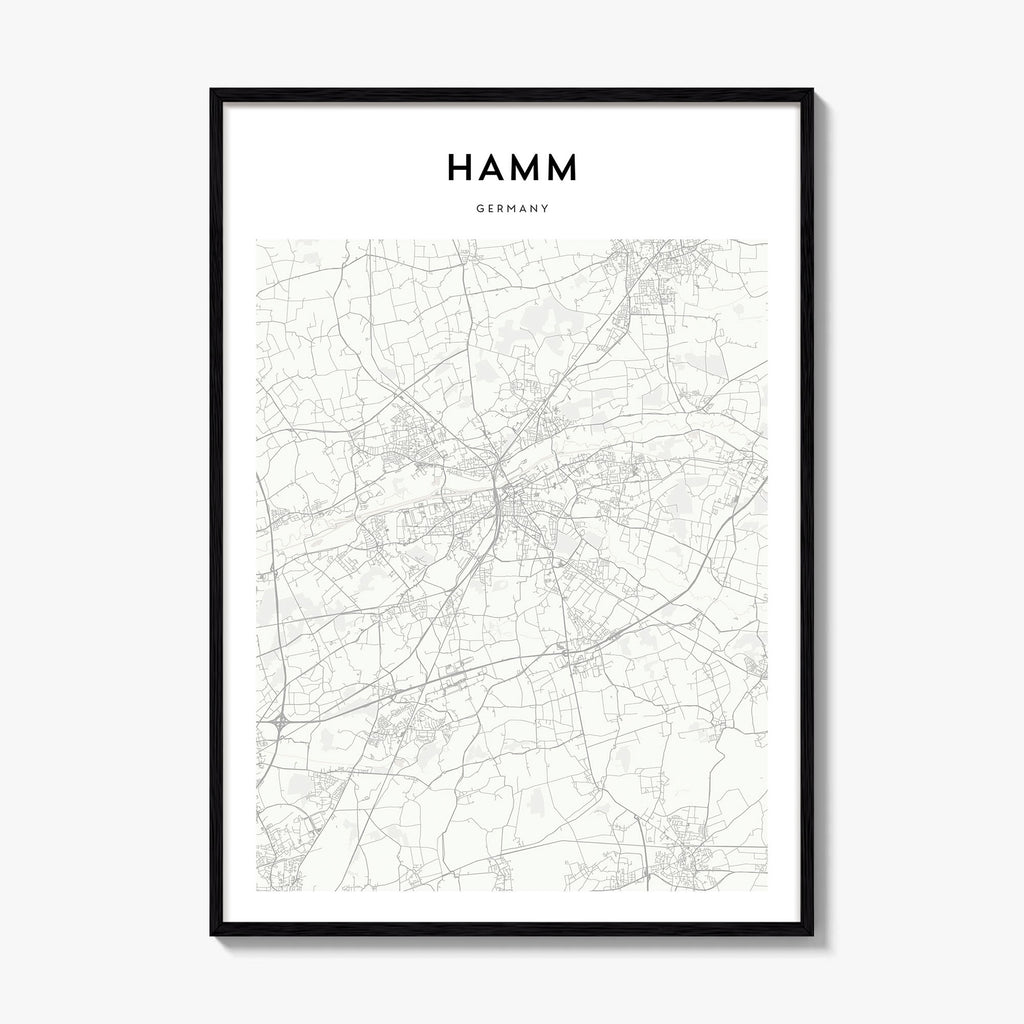 Hamm Map Poster