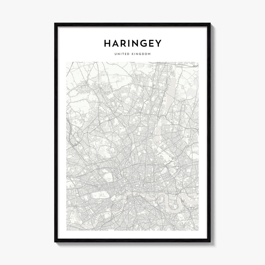 Haringey Map Poster