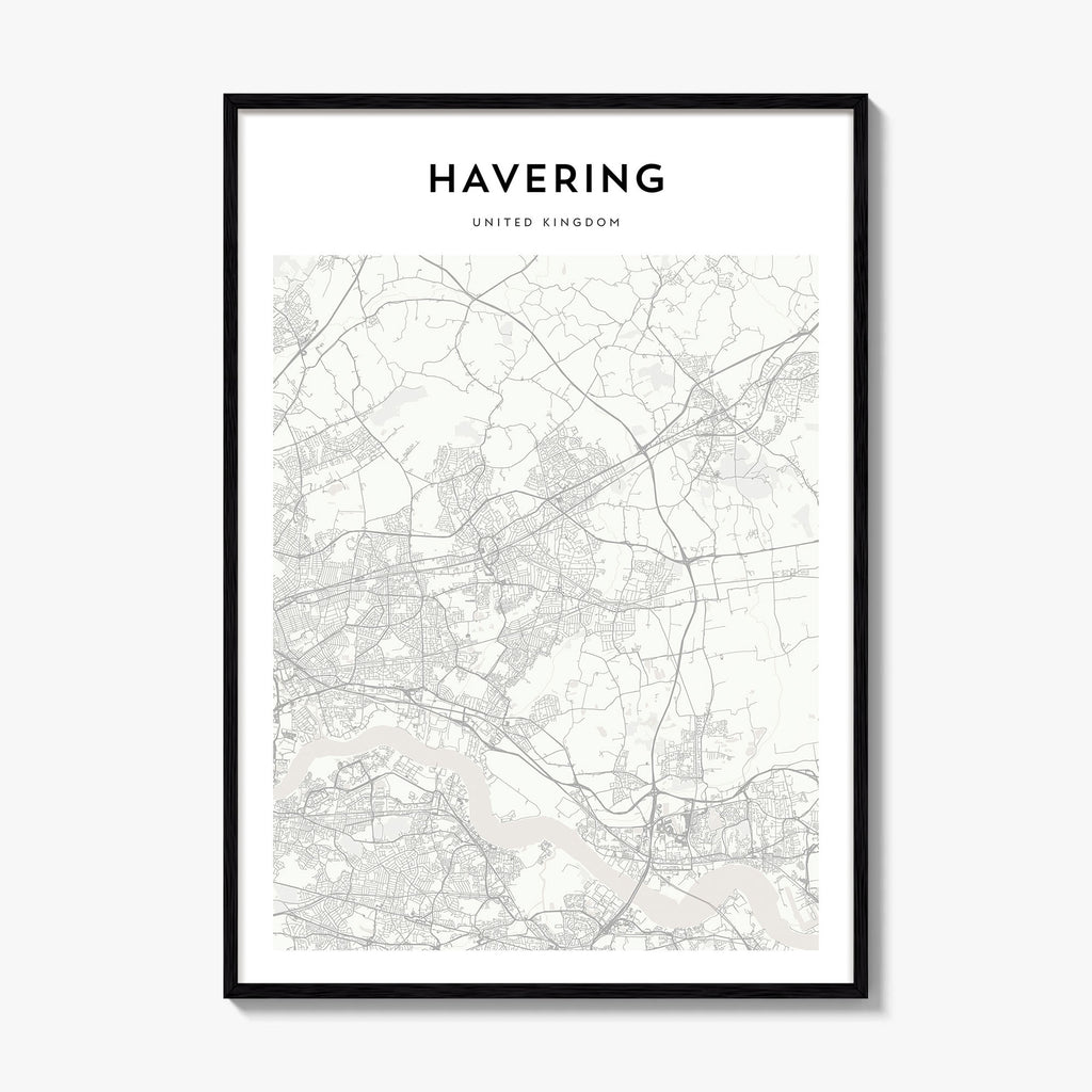 Havering Map Poster