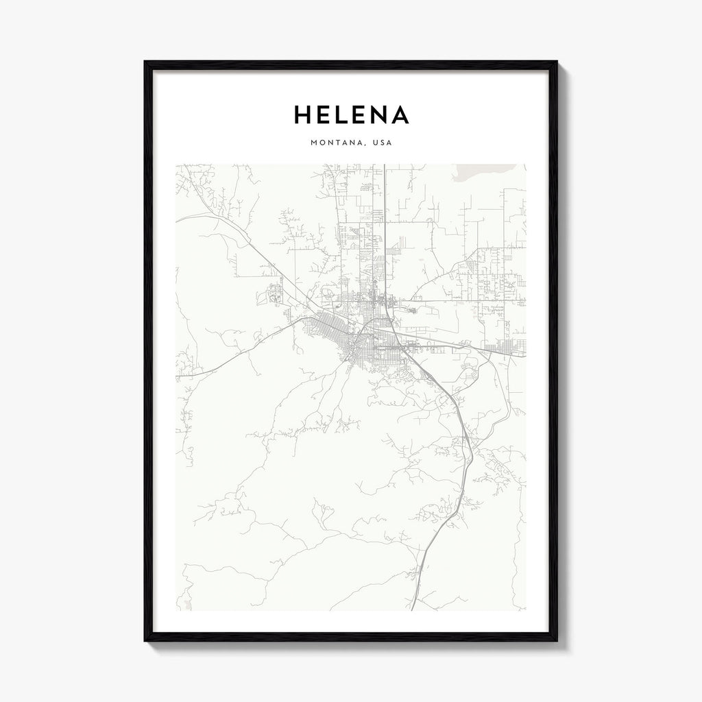 Helena Map Poster