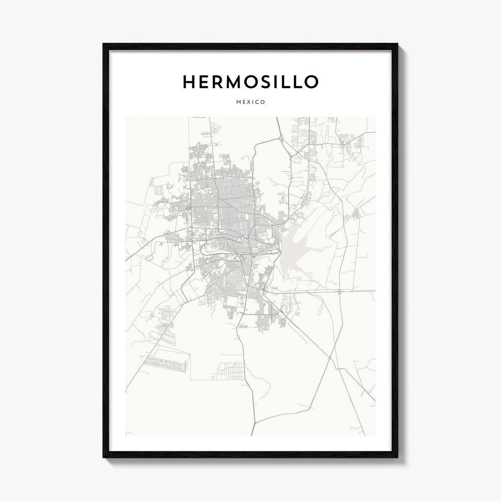 Hermosillo Map Poster