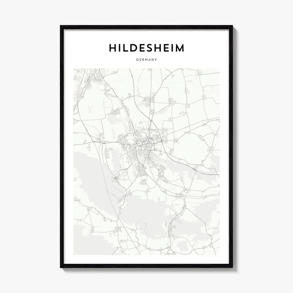 Hildesheim Map Poster