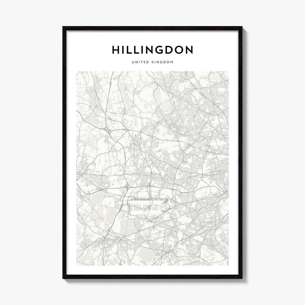 Hillingdon Map Poster