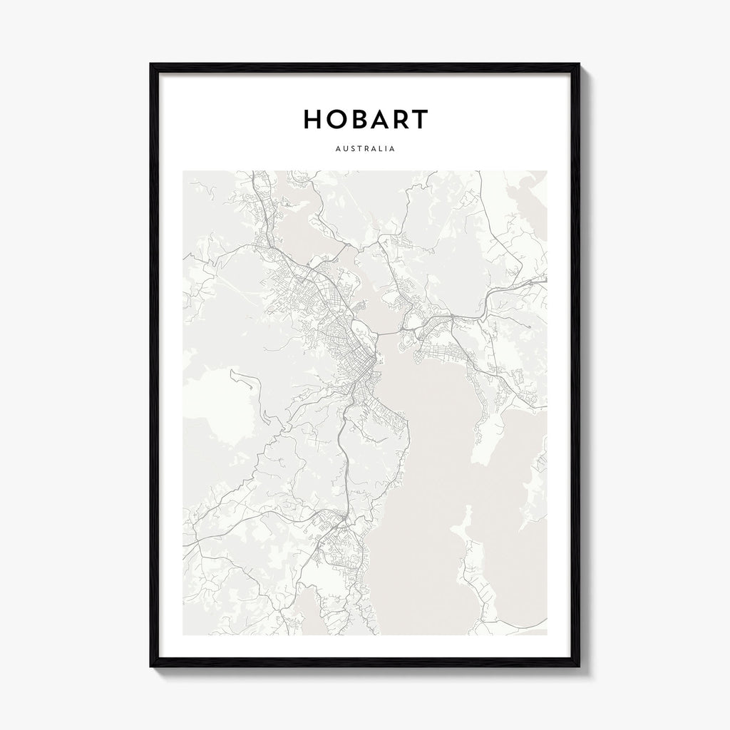 Hobart Map Poster