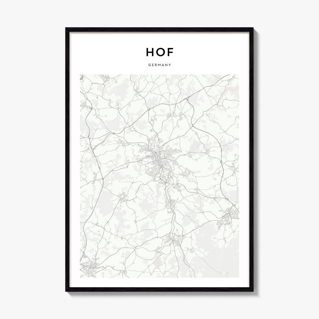 Hof Map Poster