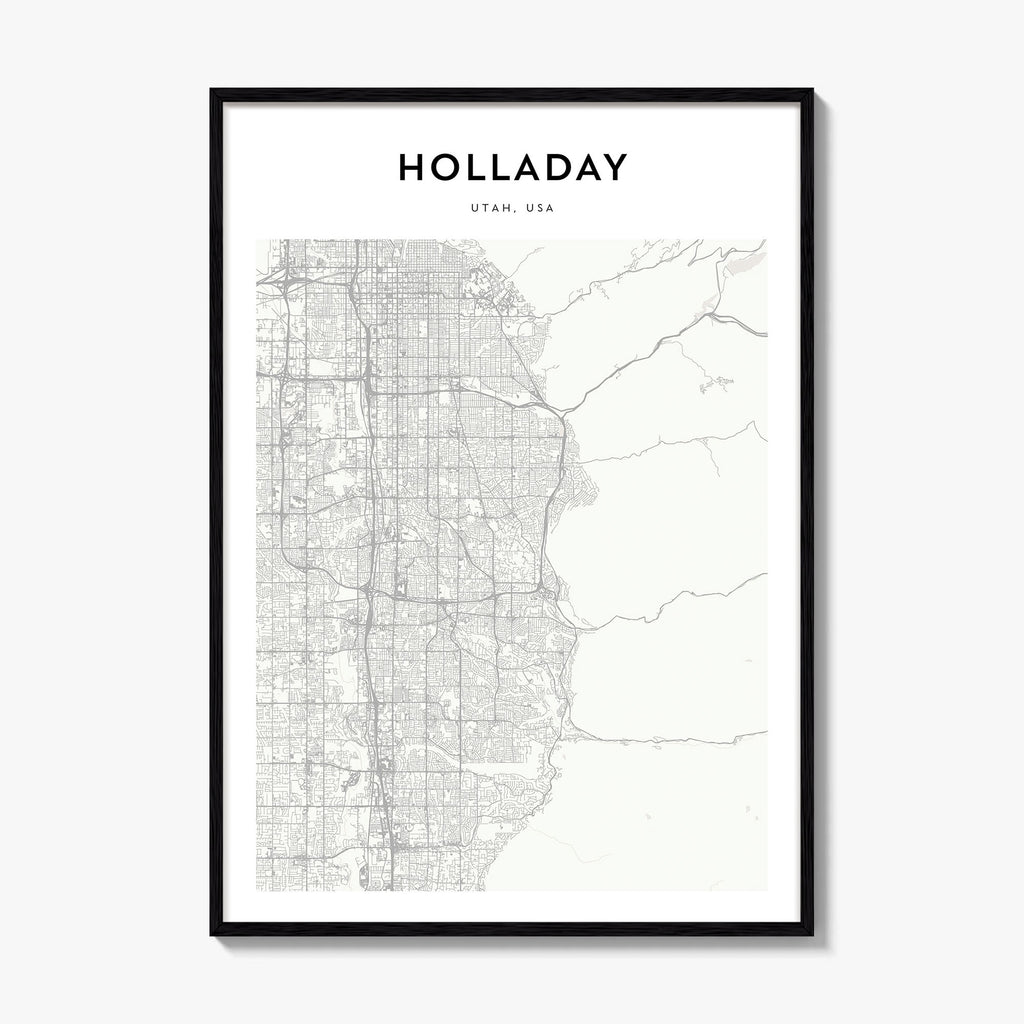 Holladay Map Poster