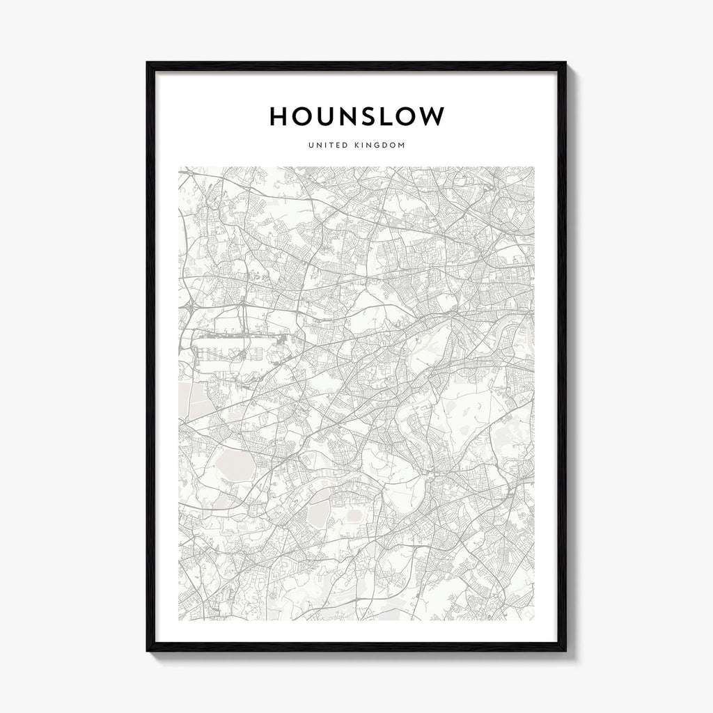 Hounslow Map Poster