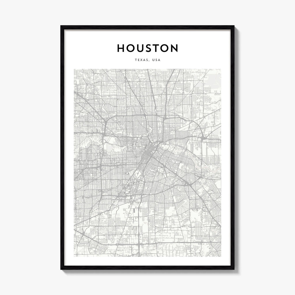 Houston Map Poster