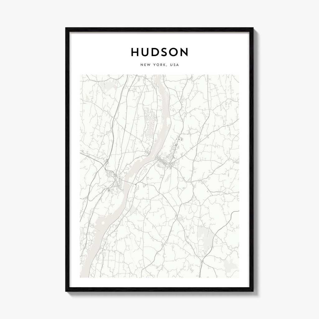 Hudson Map Poster