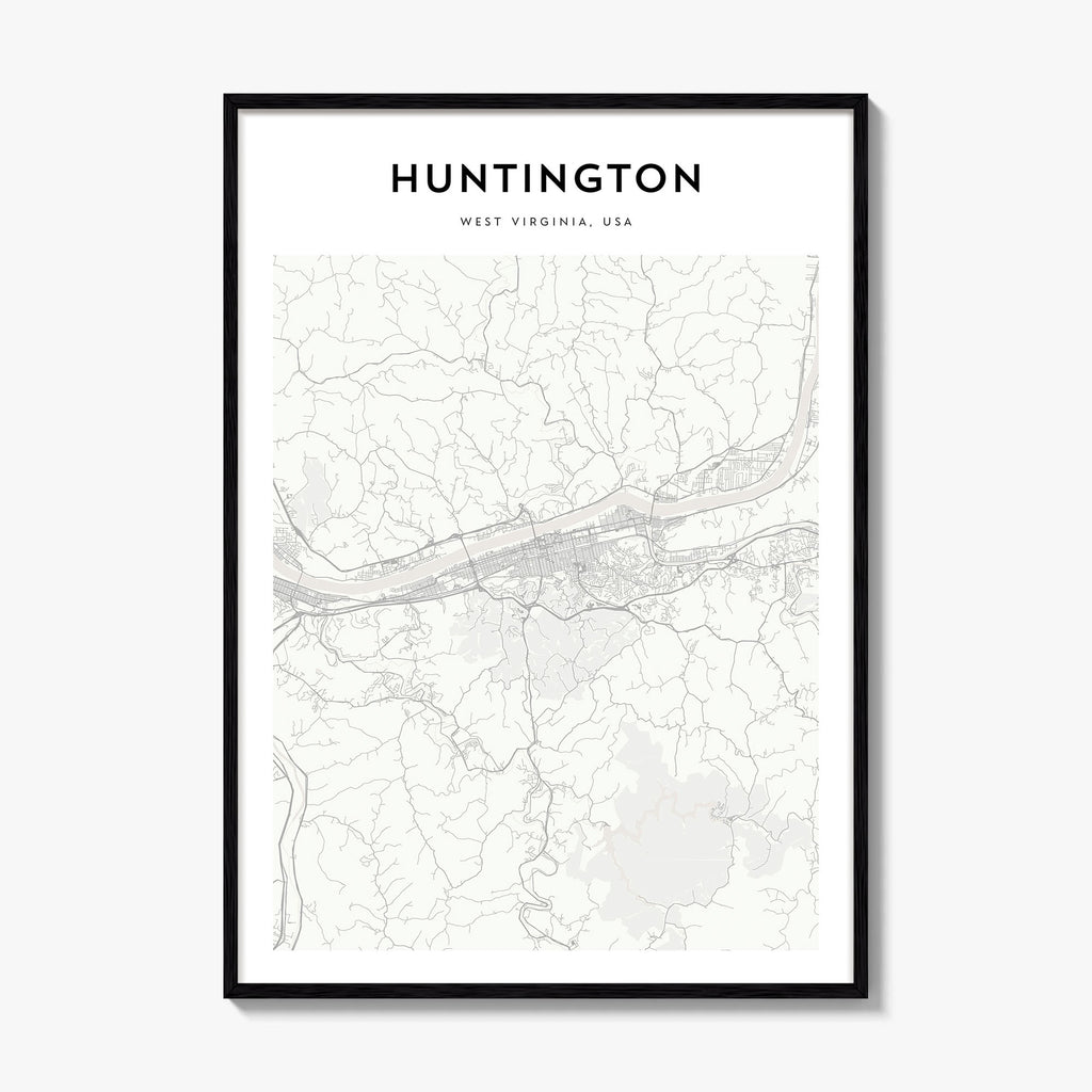 Huntington Map Poster