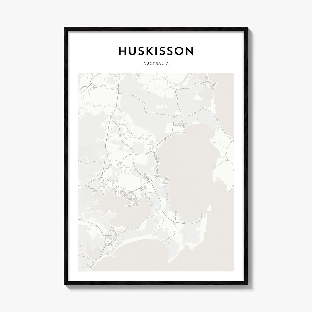 Huskisson Map Poster