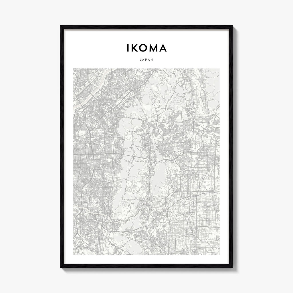 Ikoma Map Poster