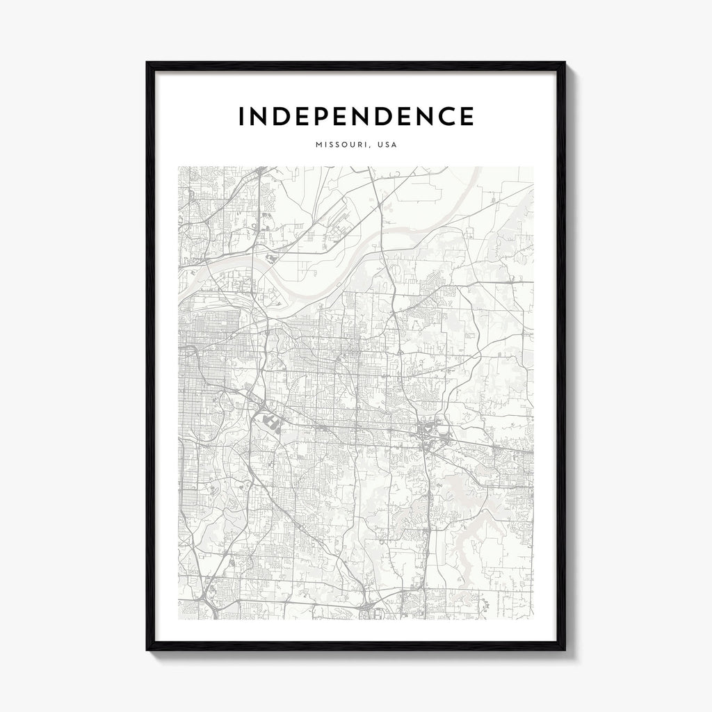 Independence Map Poster