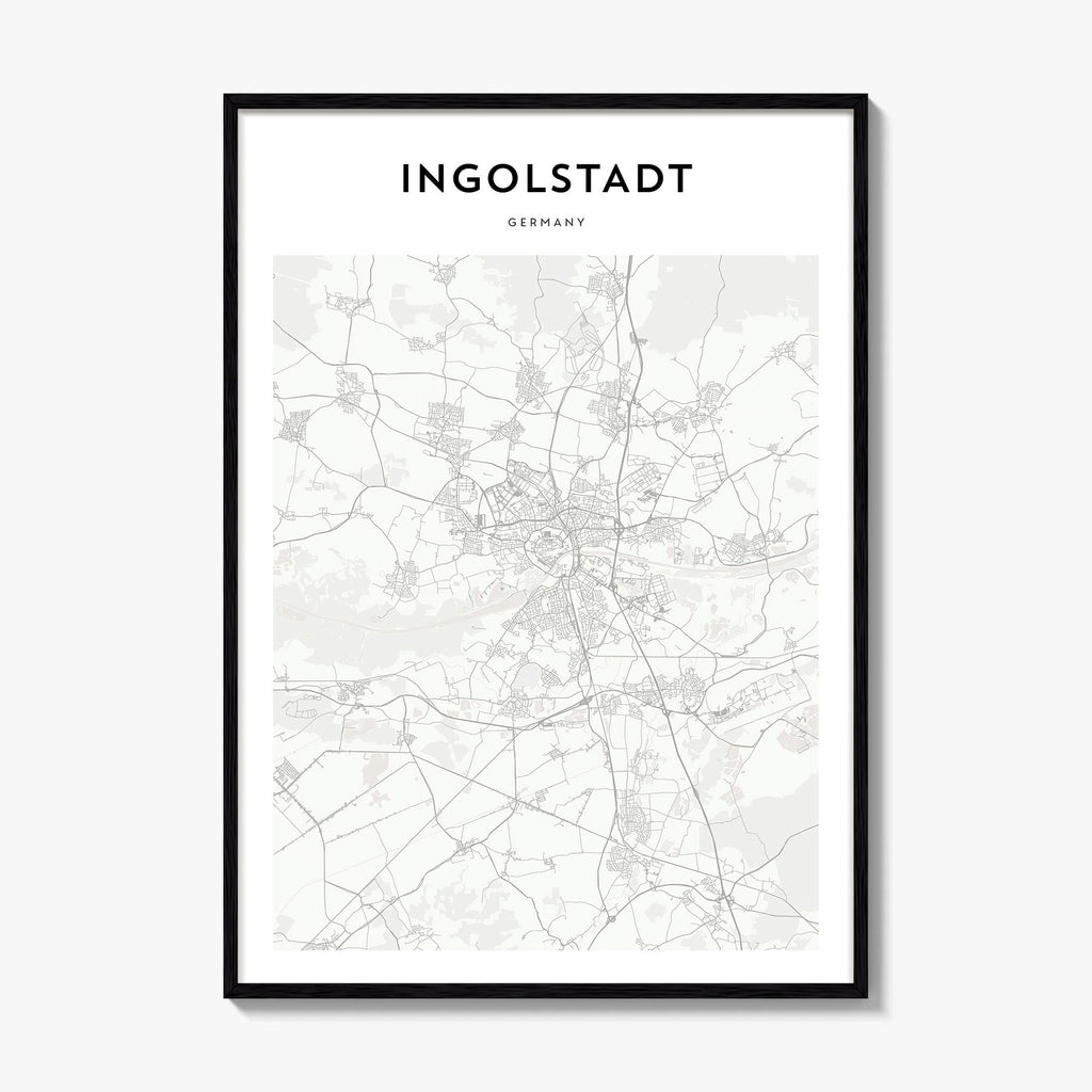Ingolstadt Map Poster