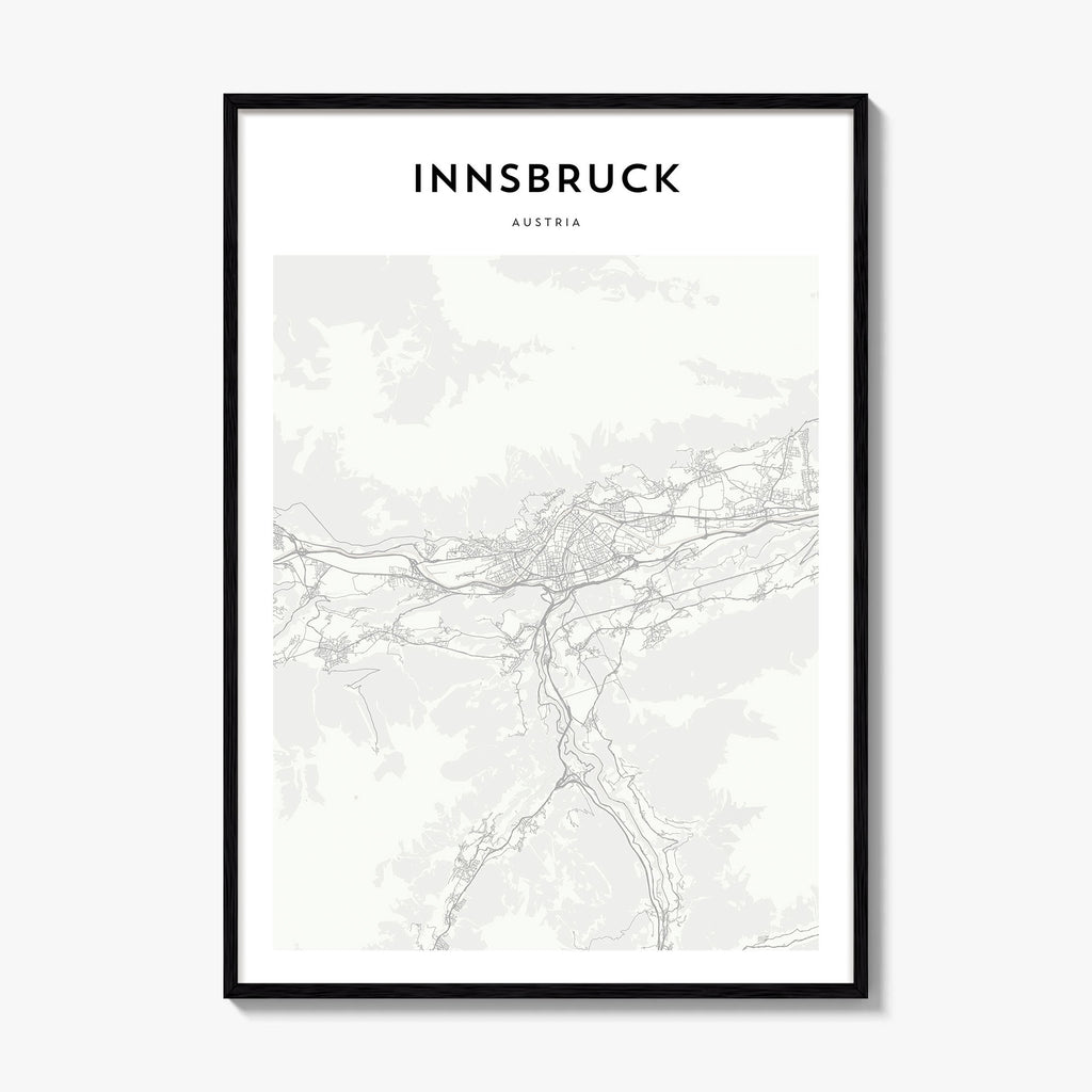 Innsbruck Map Poster