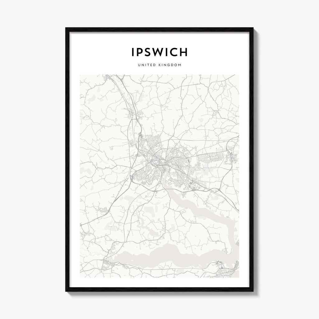 Ipswich Map Poster