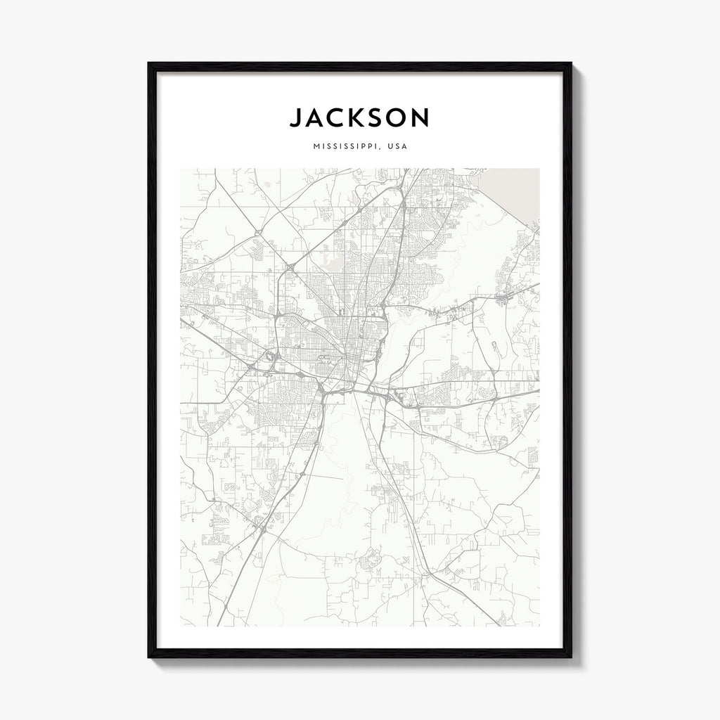 Jackson Map Poster