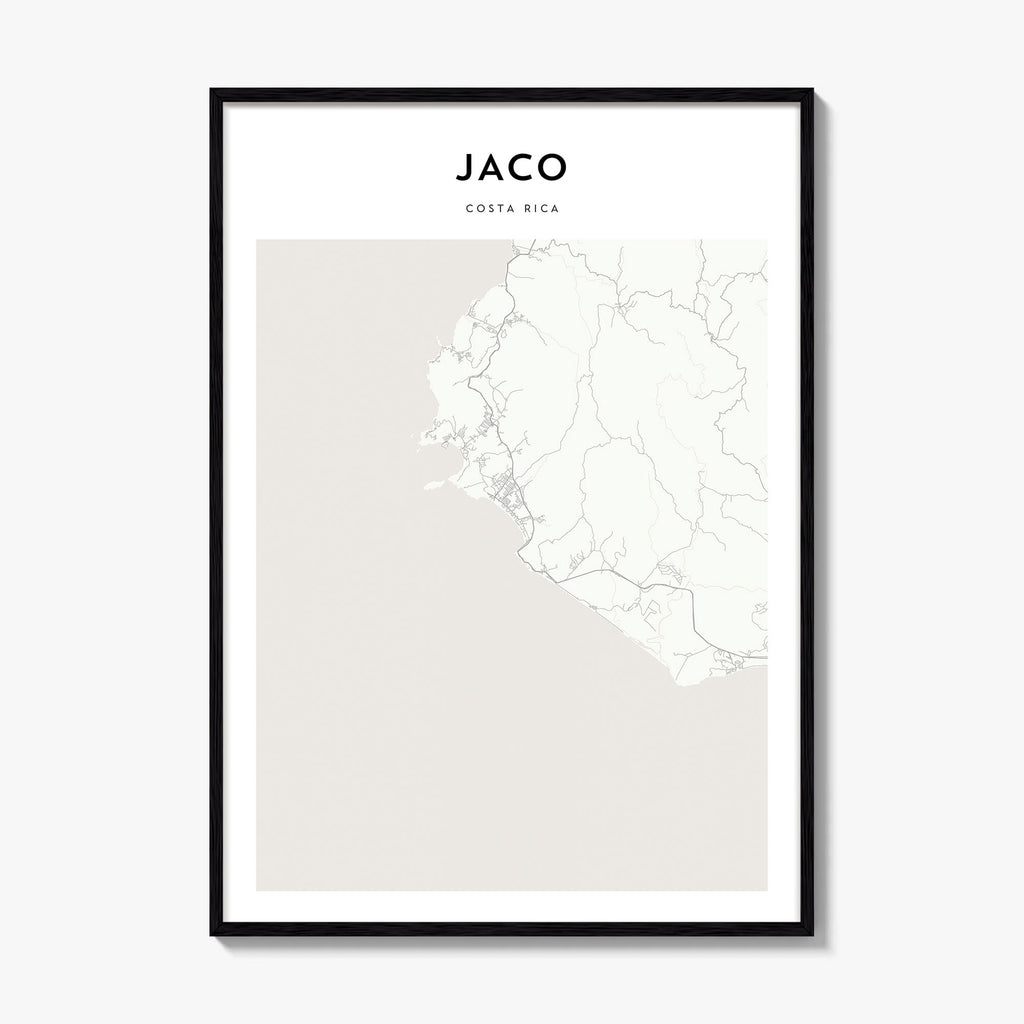 Jaco Map Poster