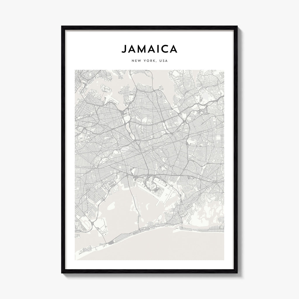 Jamaica Map Poster