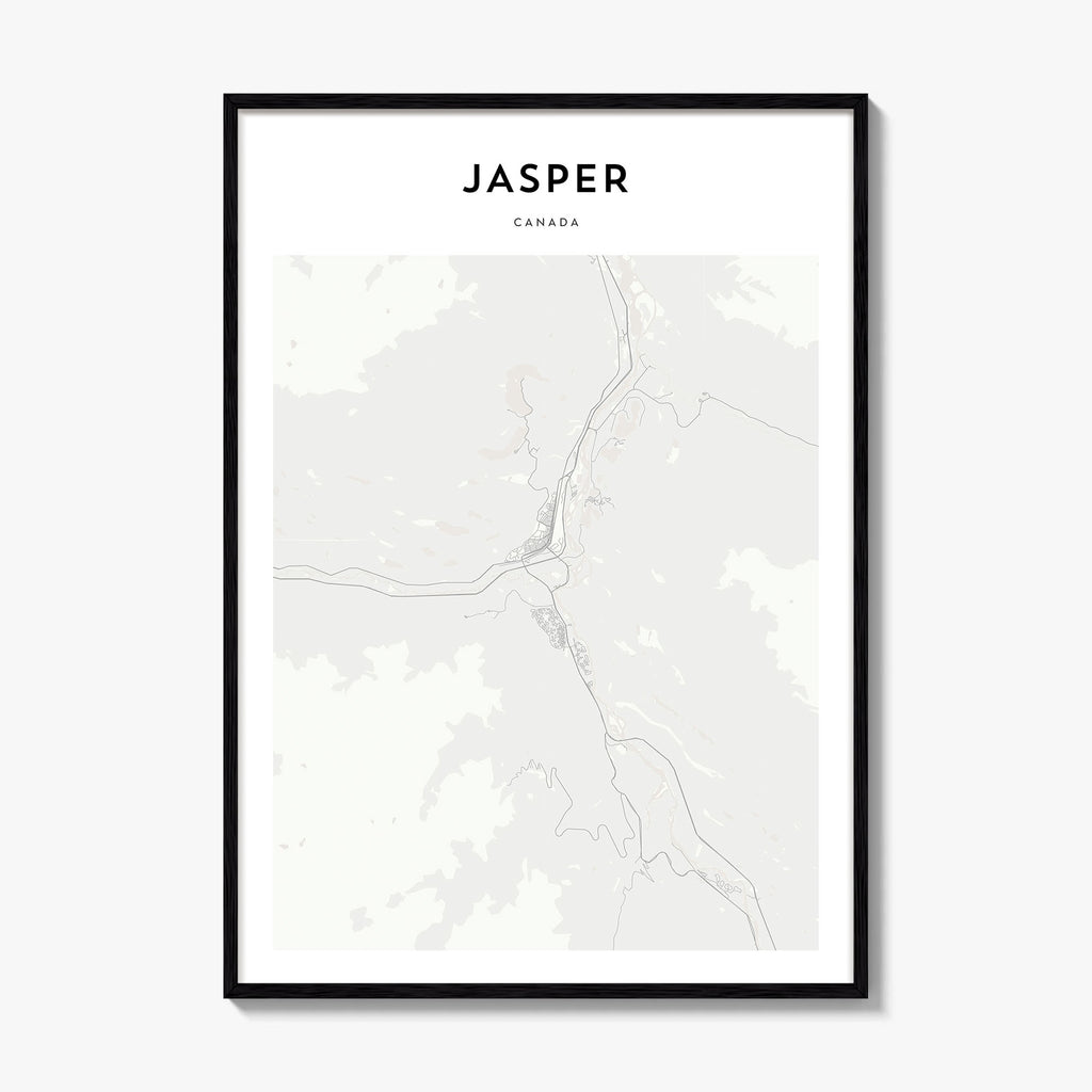 Jasper Map Poster