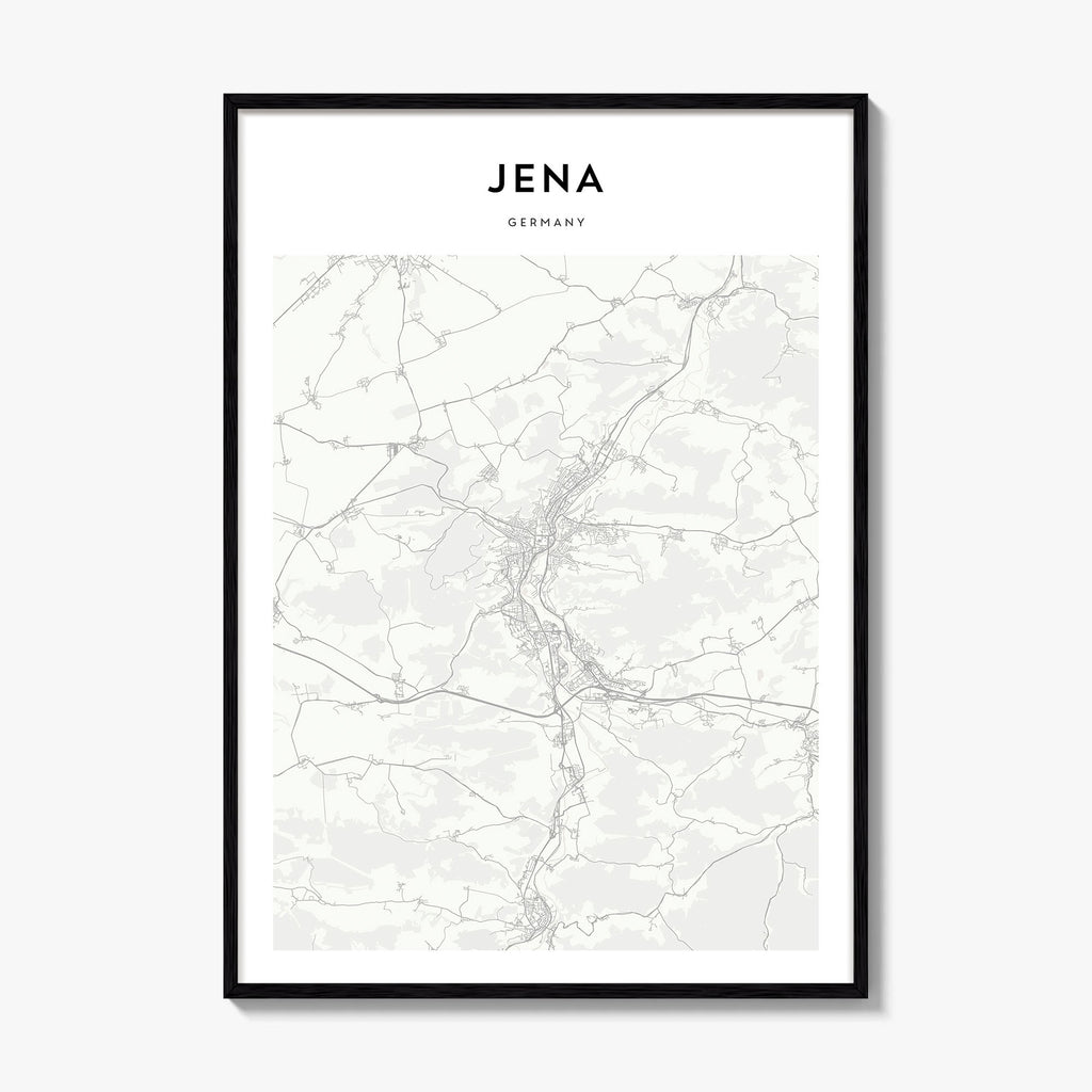 Jena Map Poster
