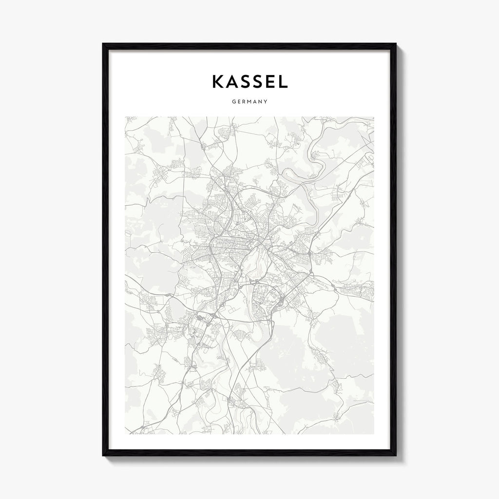 Kassel Map Poster