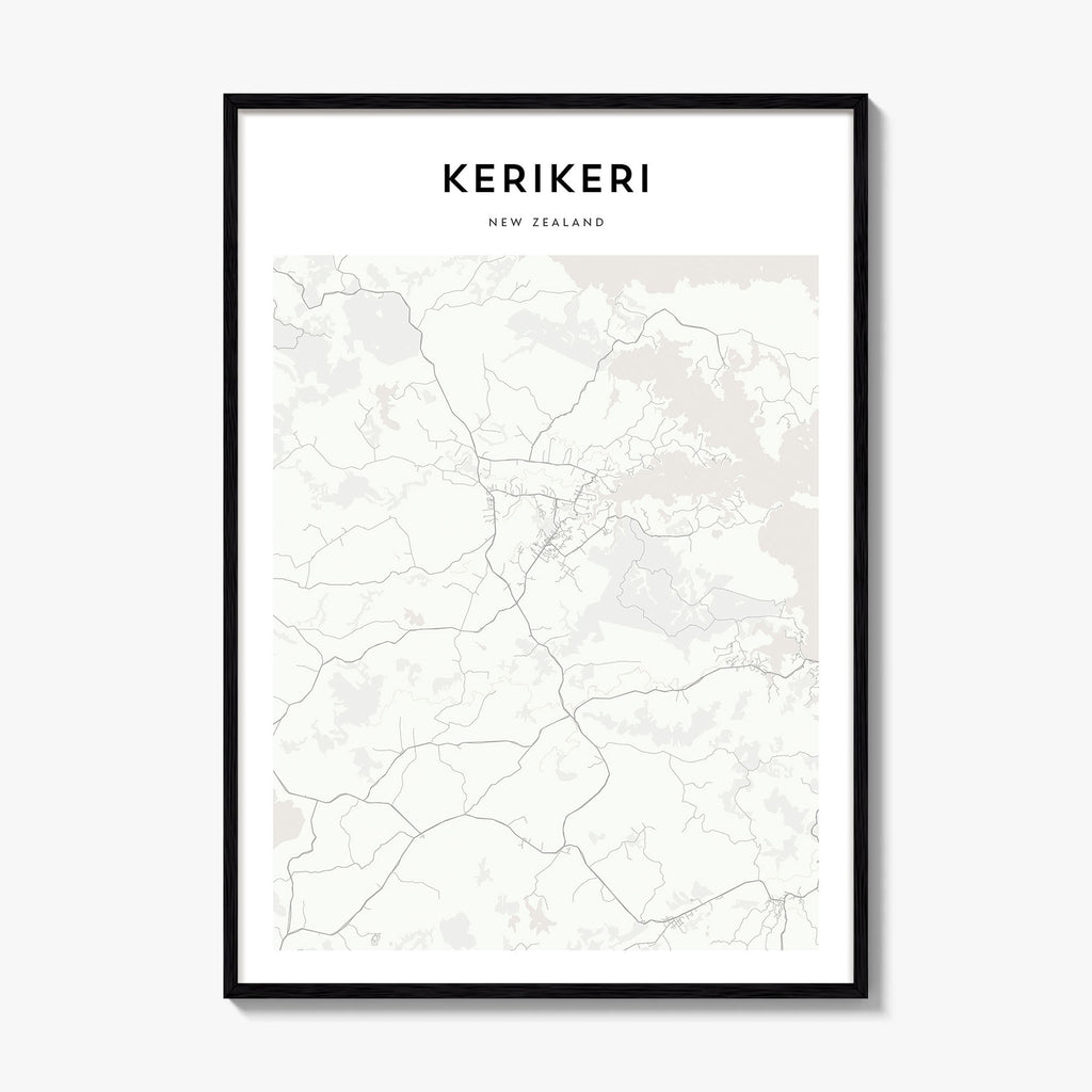 Kerikeri Map Poster