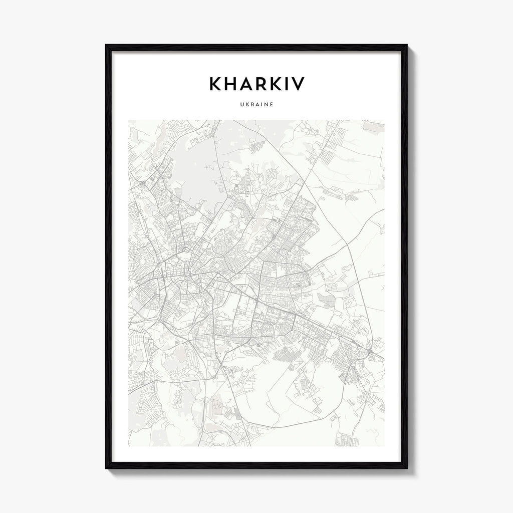 Kharkiv Map Poster