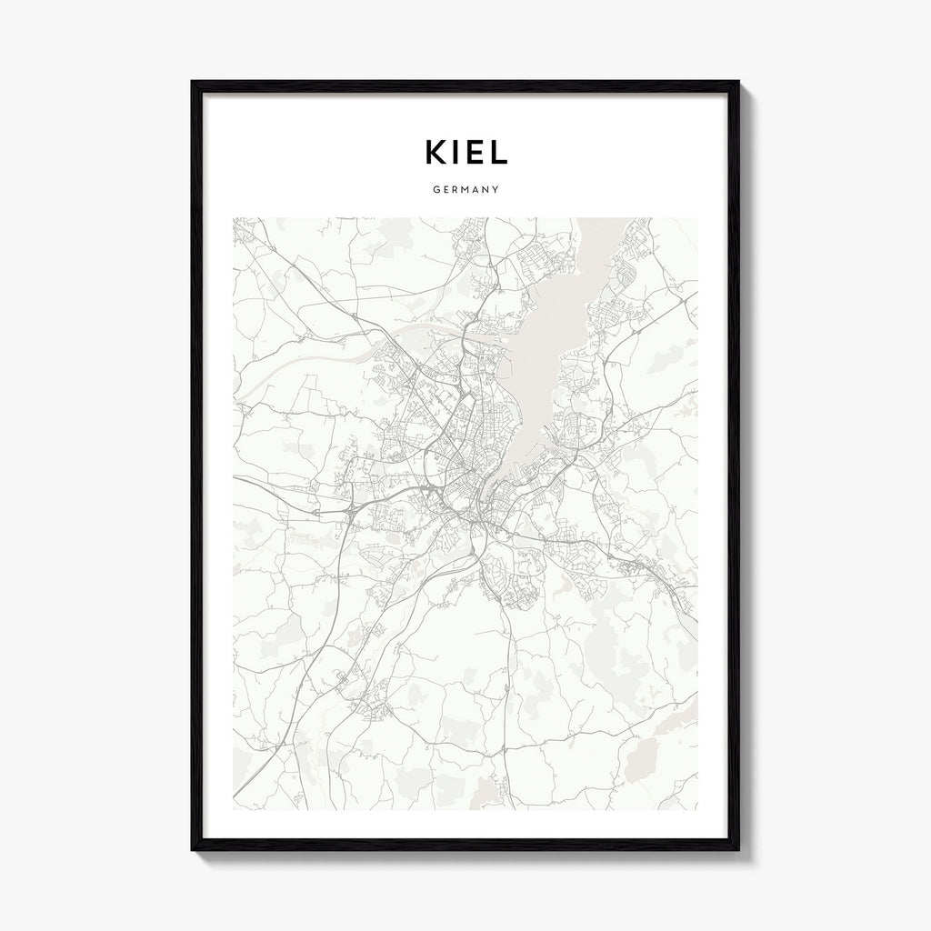 Kiel Map Poster