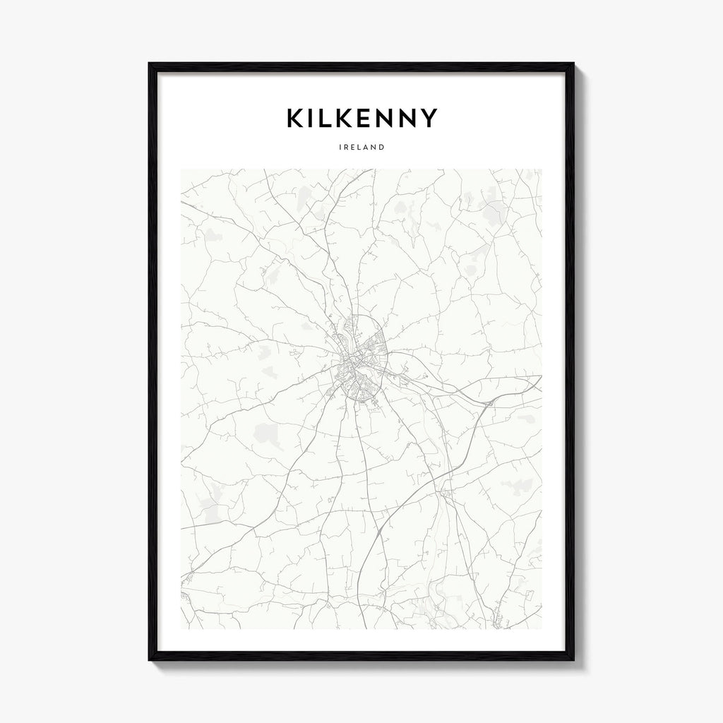 Kilkenny Map Poster