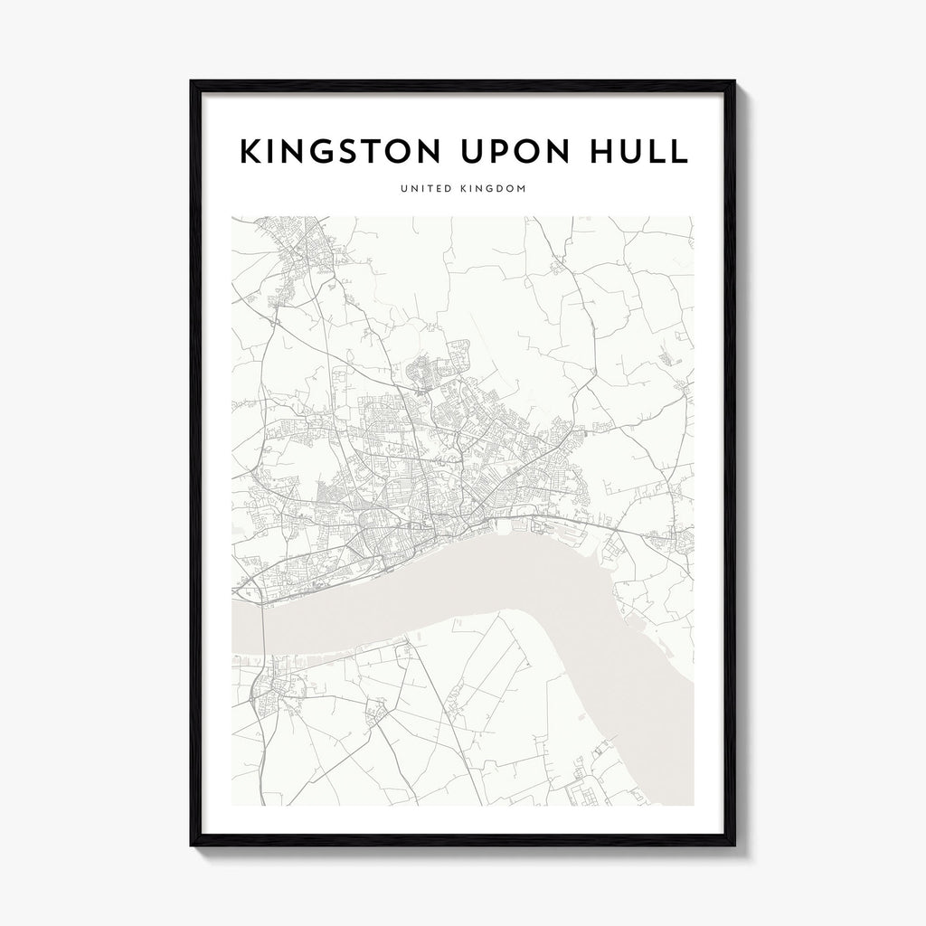 Kingston Upon Hull Map Poster