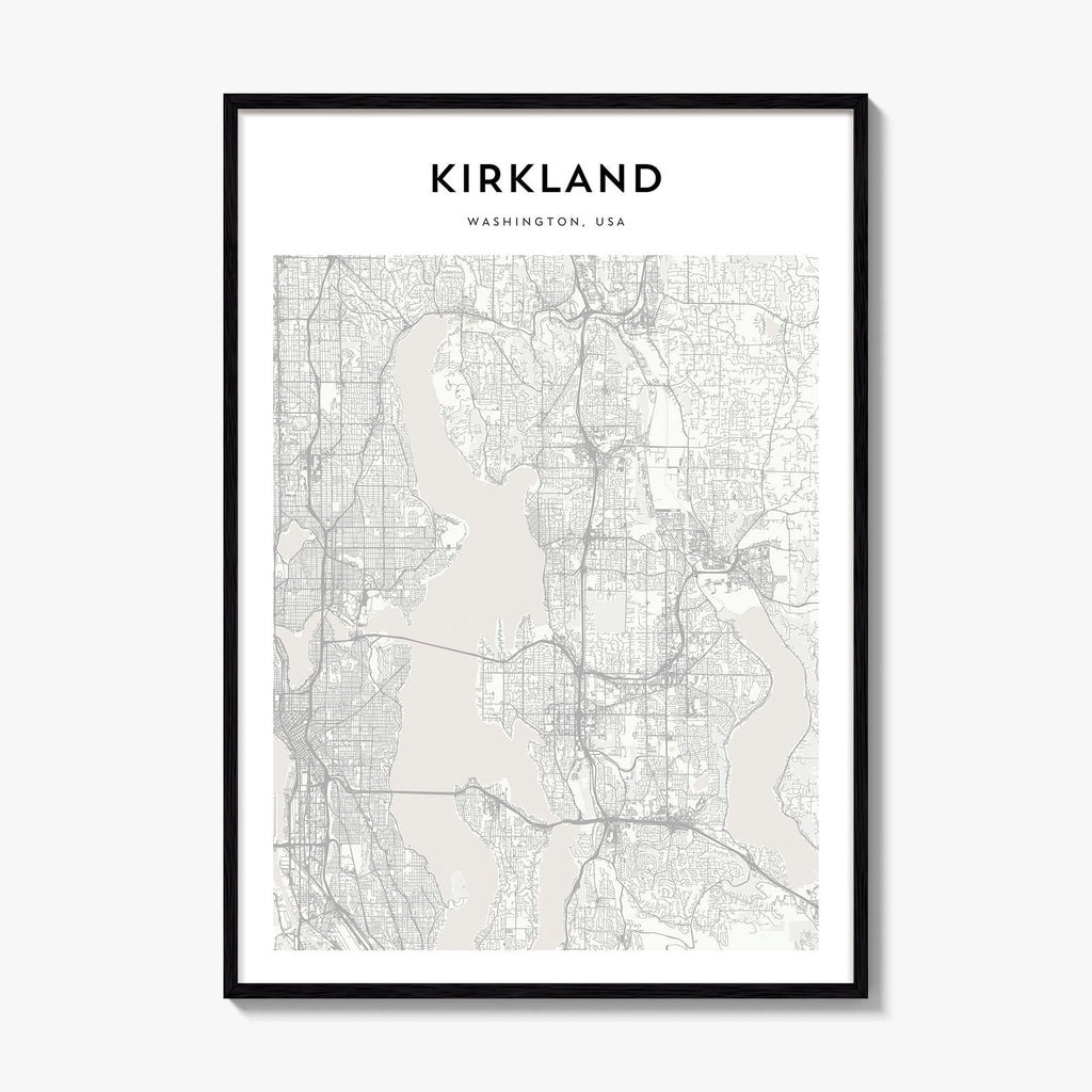 Kirkland Map Poster