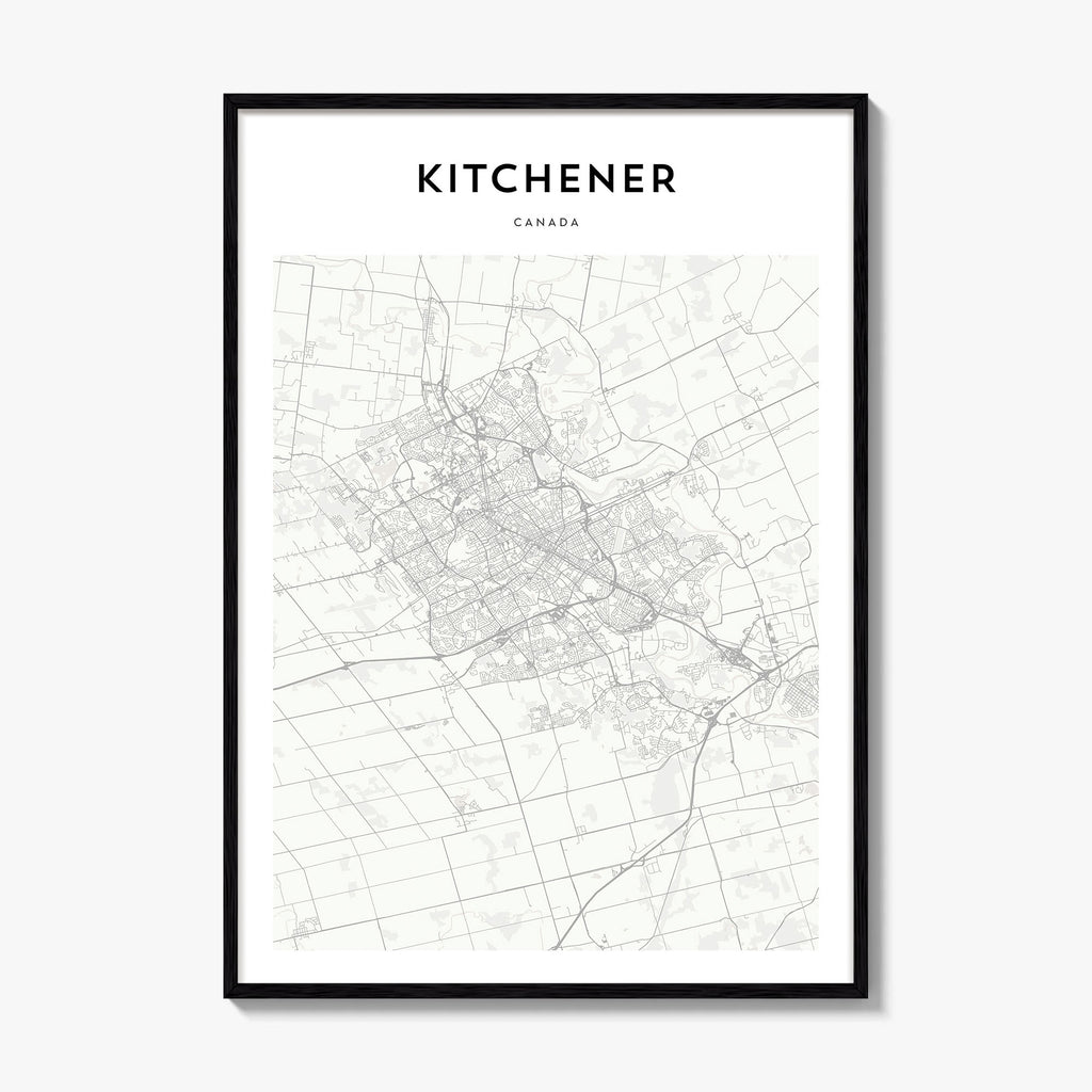 Kitchener Map Poster