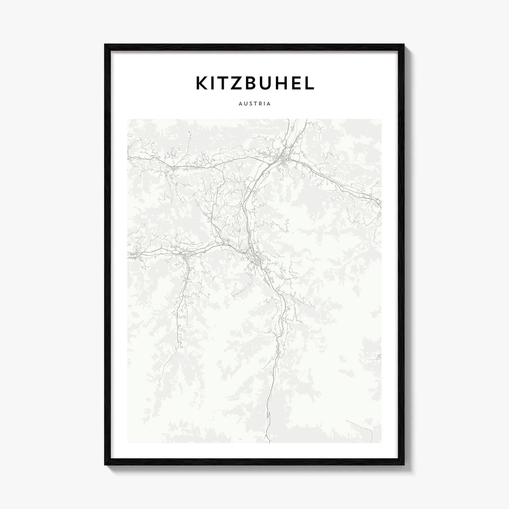 Kitzbuhel Map Poster