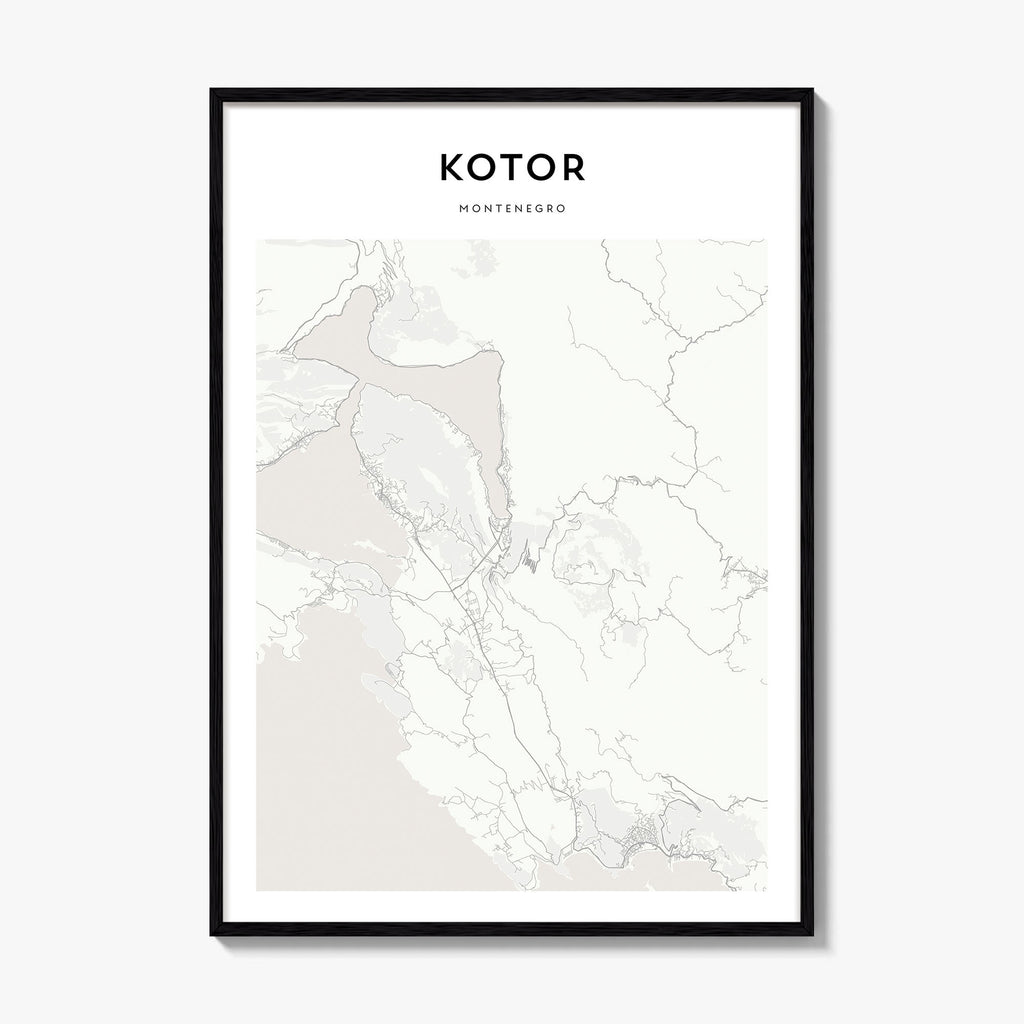 Kotor Map Poster