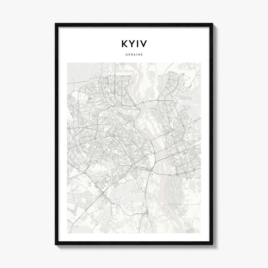 Kyiv Map Poster
