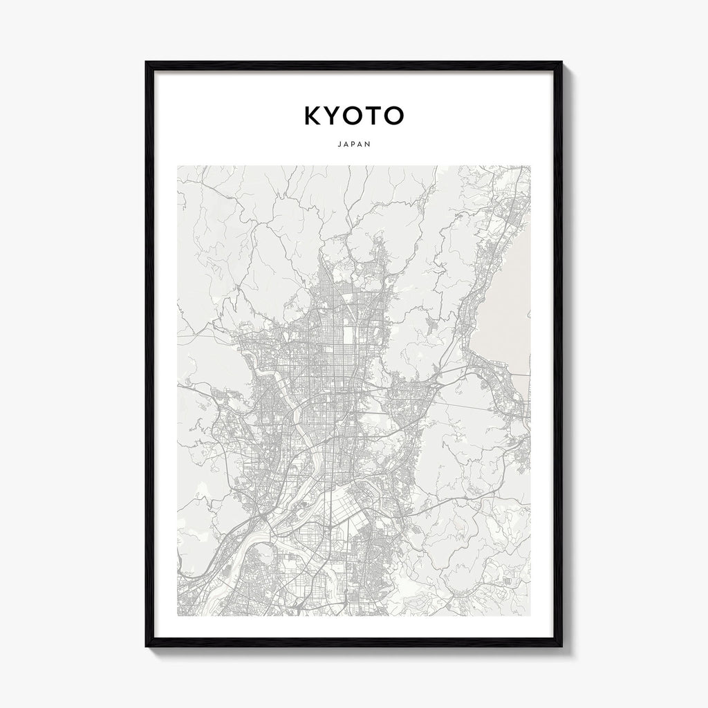 Kyoto Map Poster