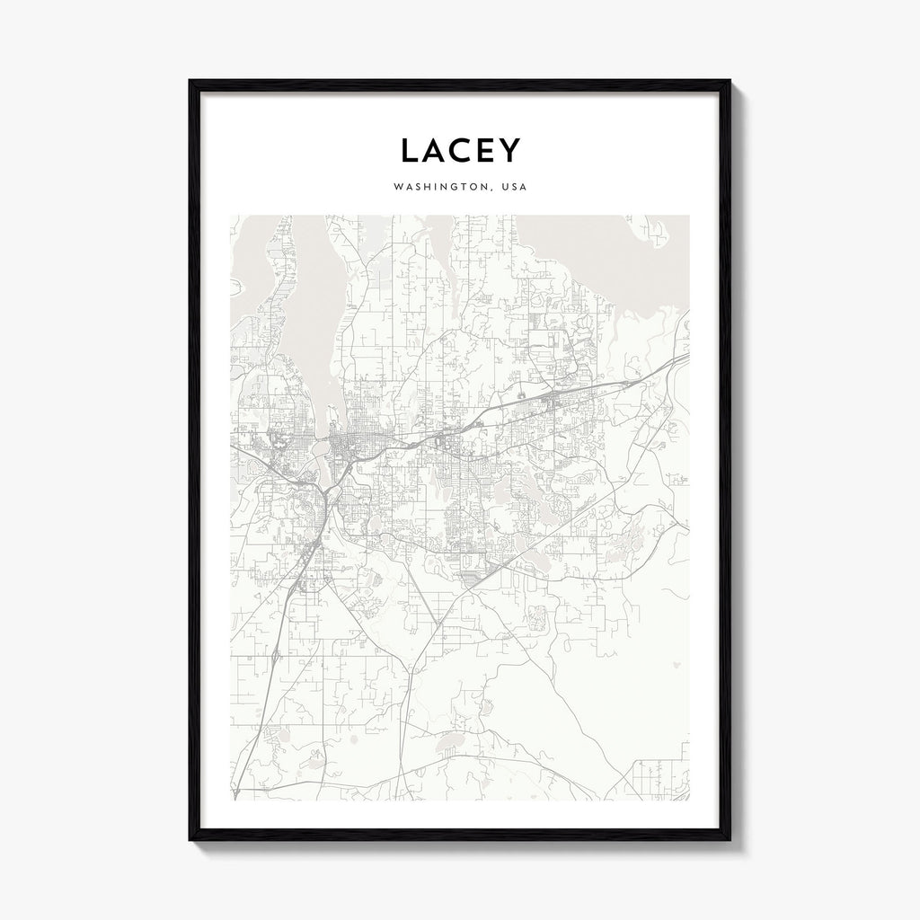 Lacey Map Poster