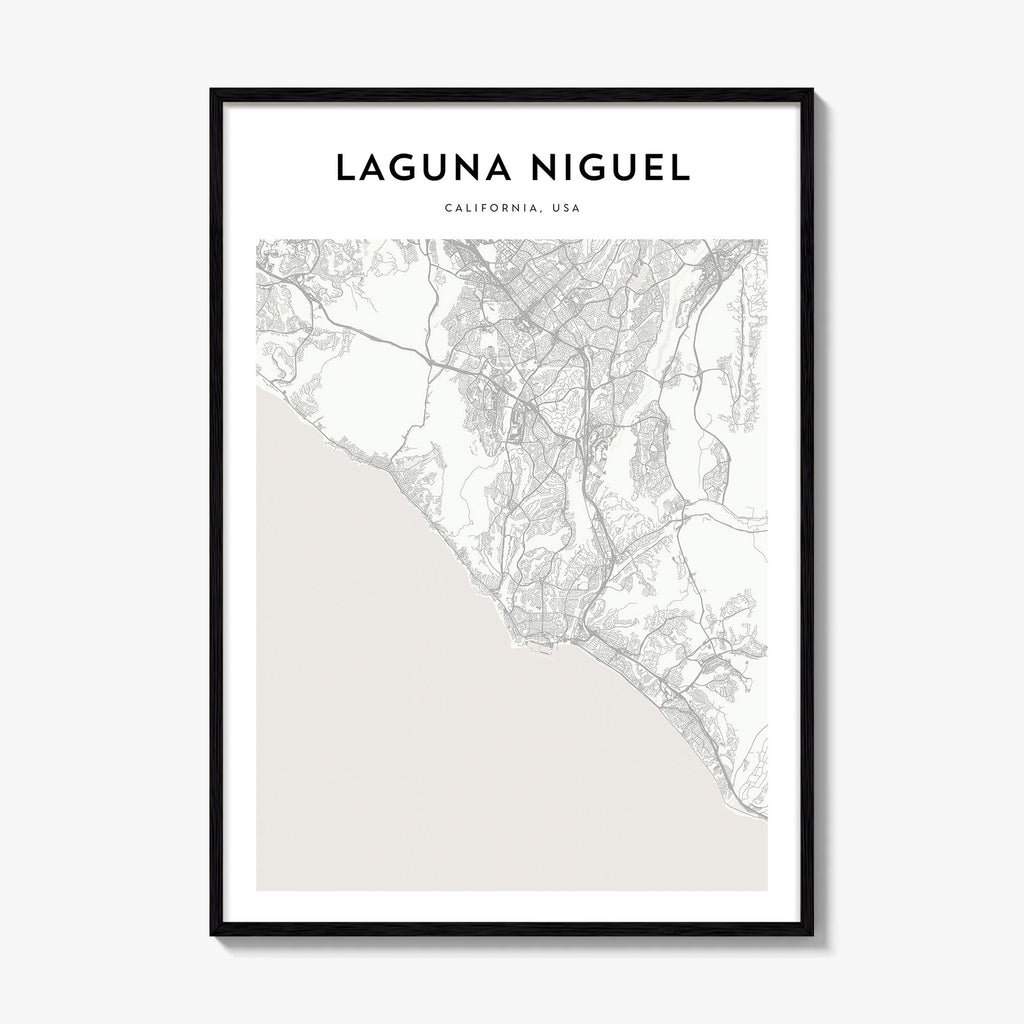 Laguna Niguel Map Poster