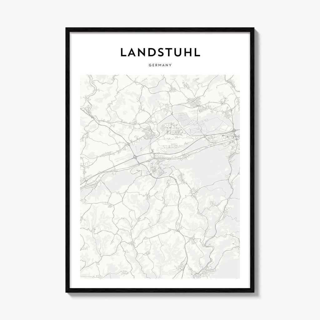 Landstuhl Map Poster