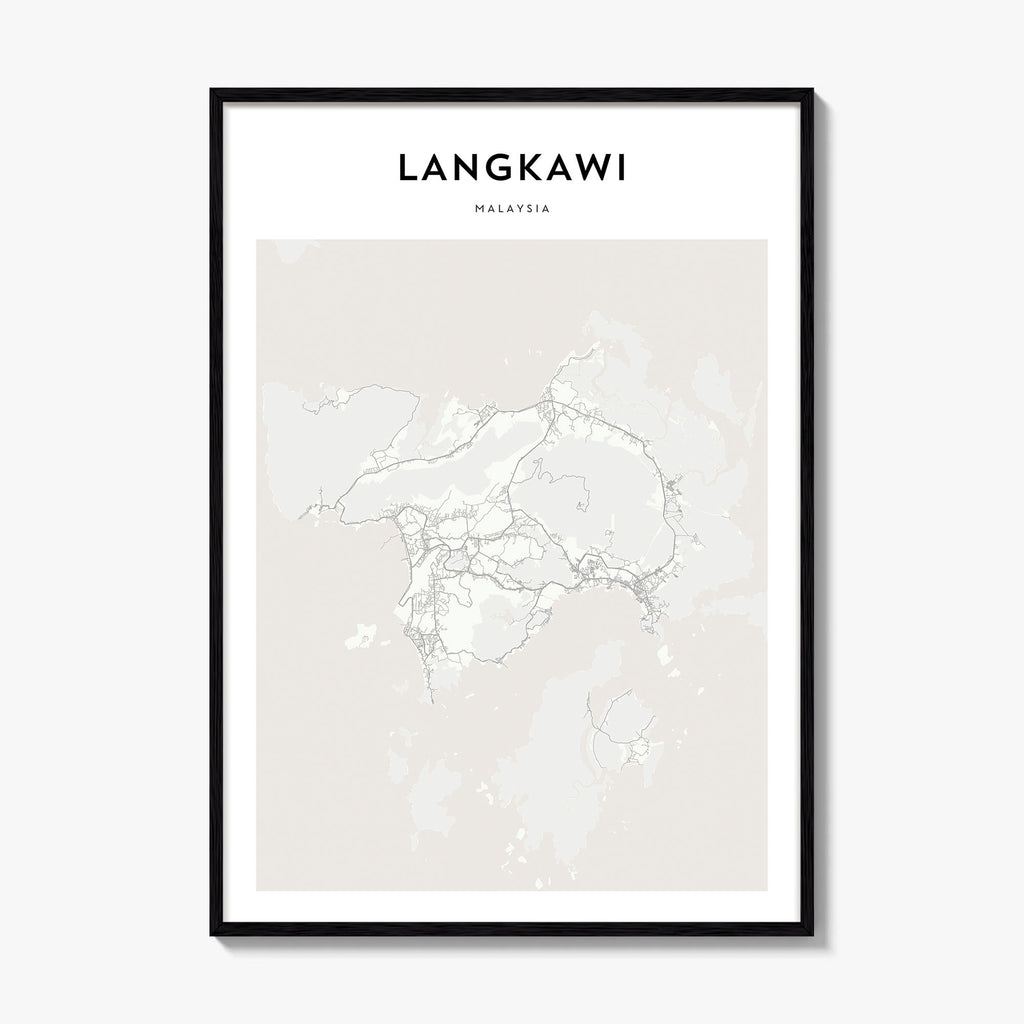 Langkawi Map Poster