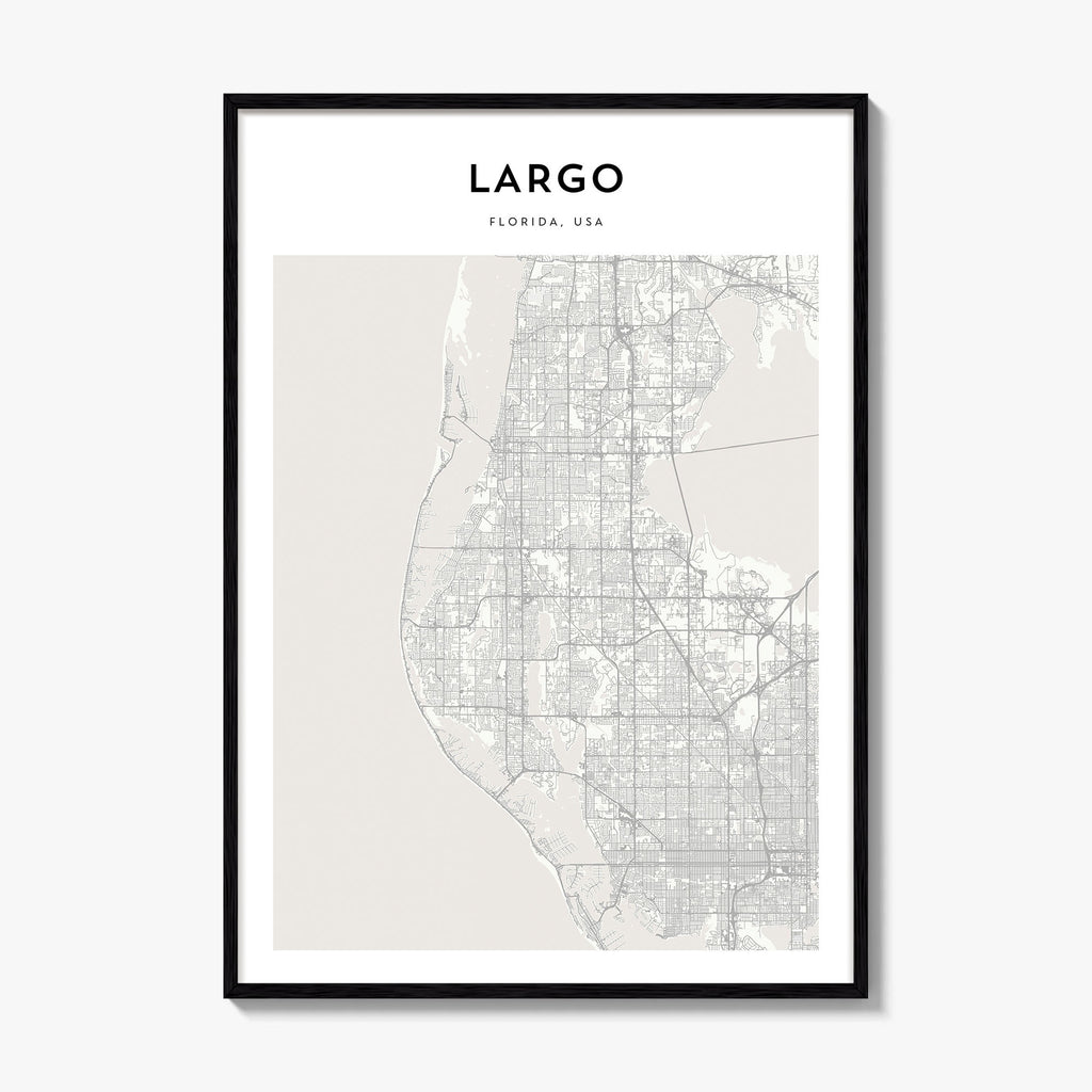Largo Map Poster