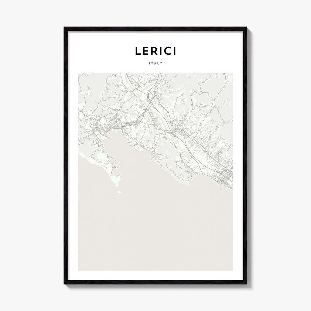 Lerici Map Poster