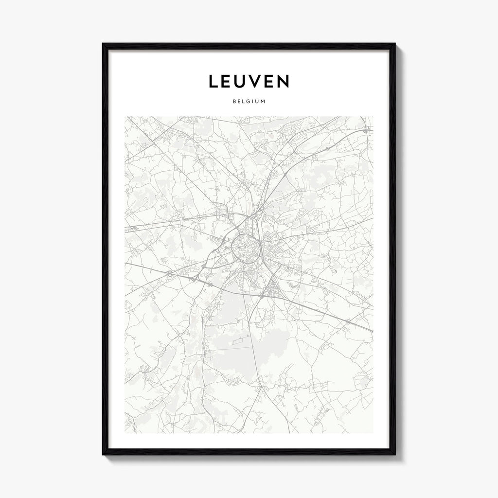 Leuven Map Poster