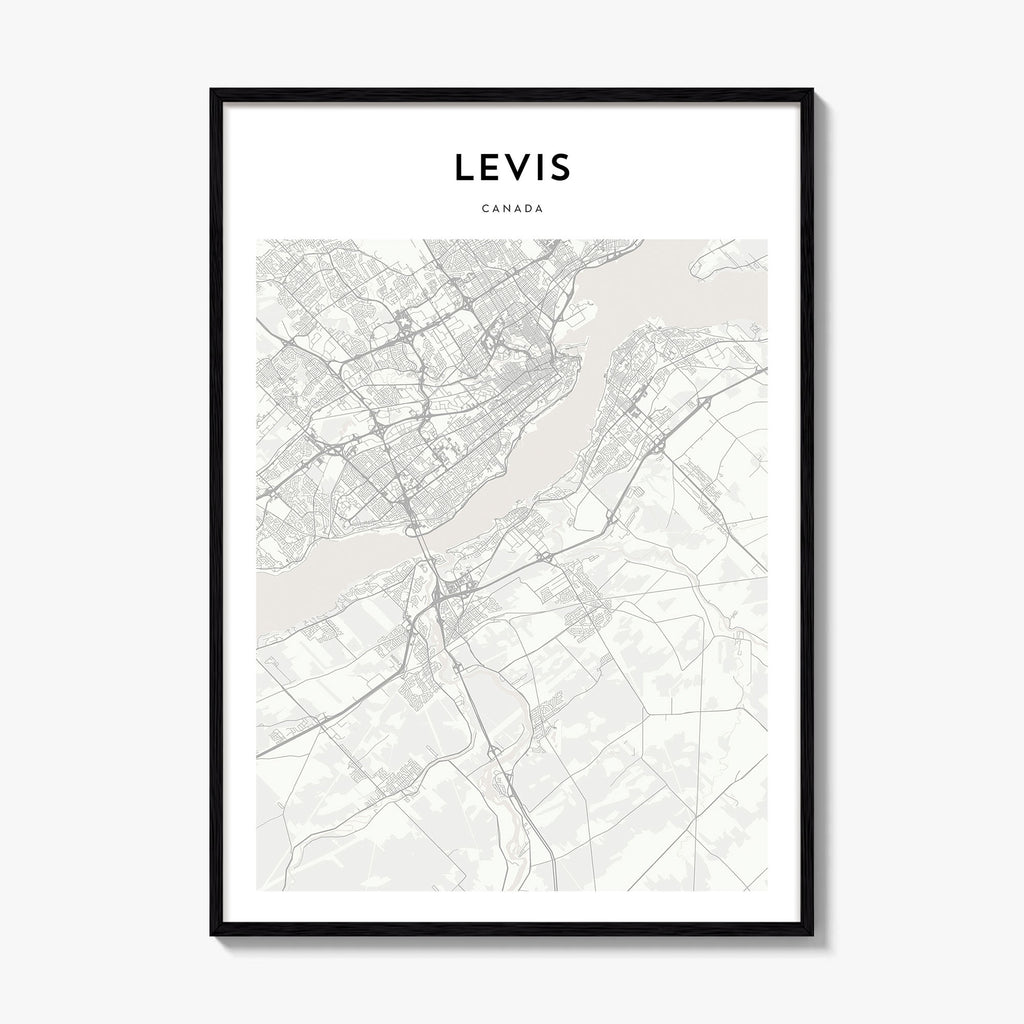 Levis Map Poster