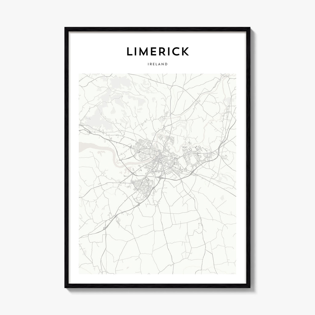 Limerick Map Poster