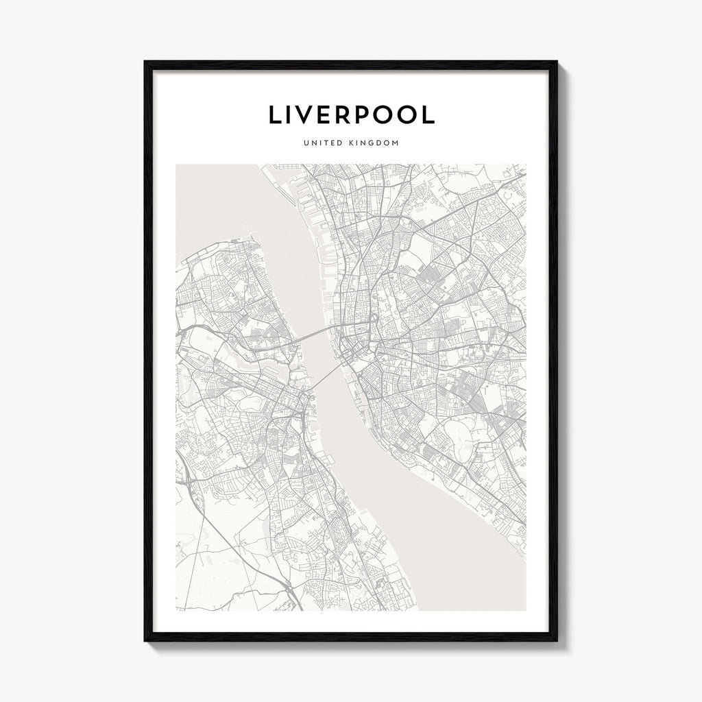 Liverpool Map Poster