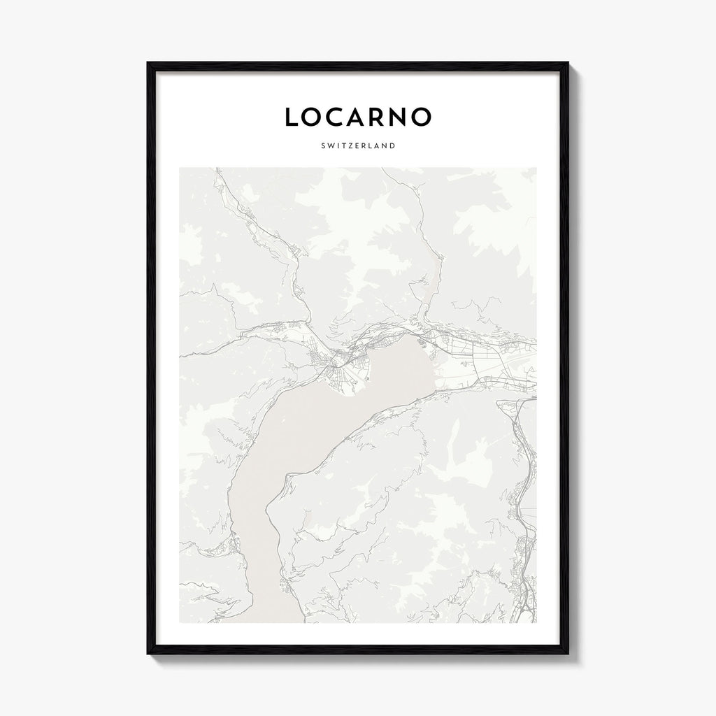 Locarno Map Poster