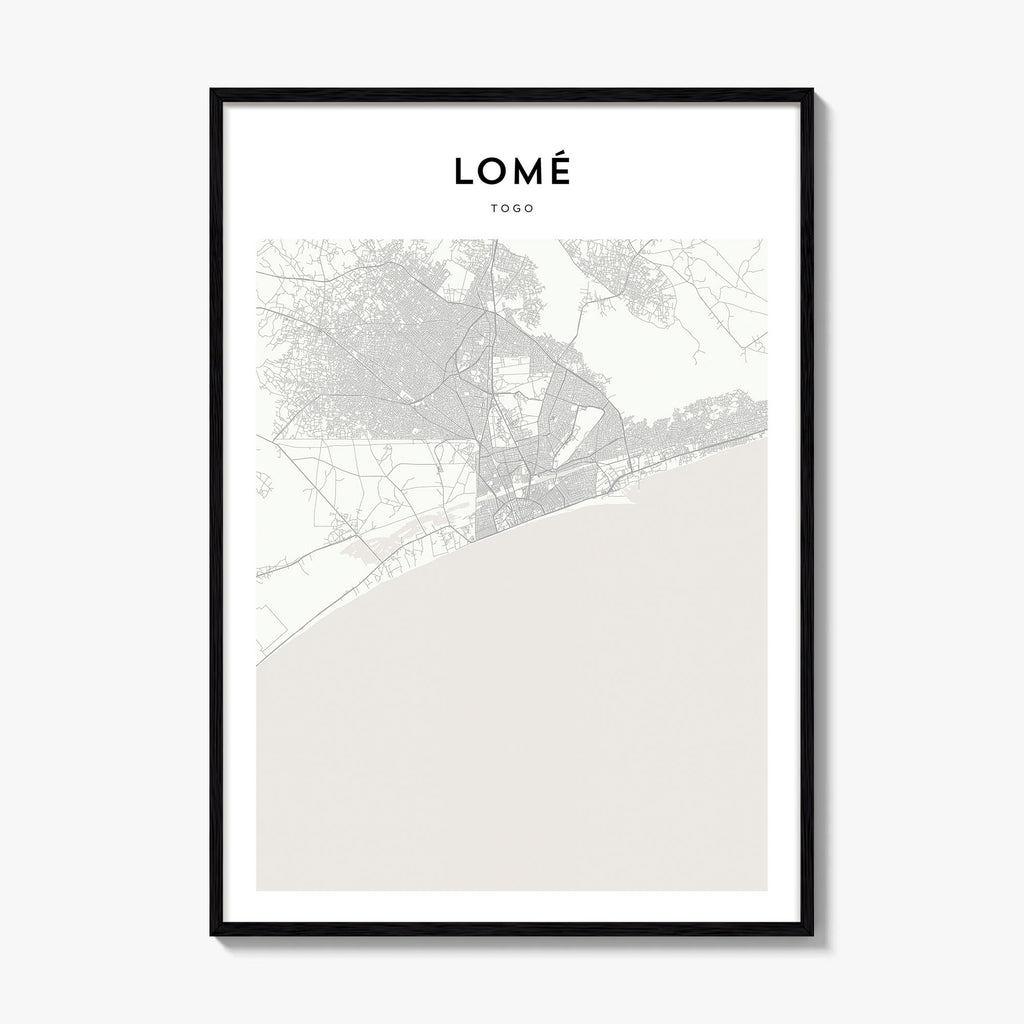 Lome Map Poster